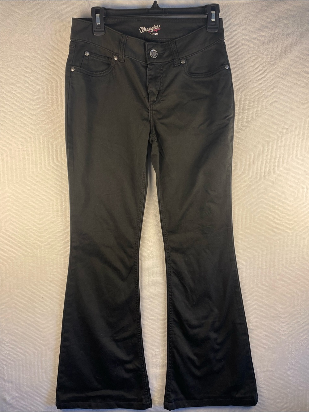 Wrangler Black Women's Flare Jeans - Classic Five-Pocket Style